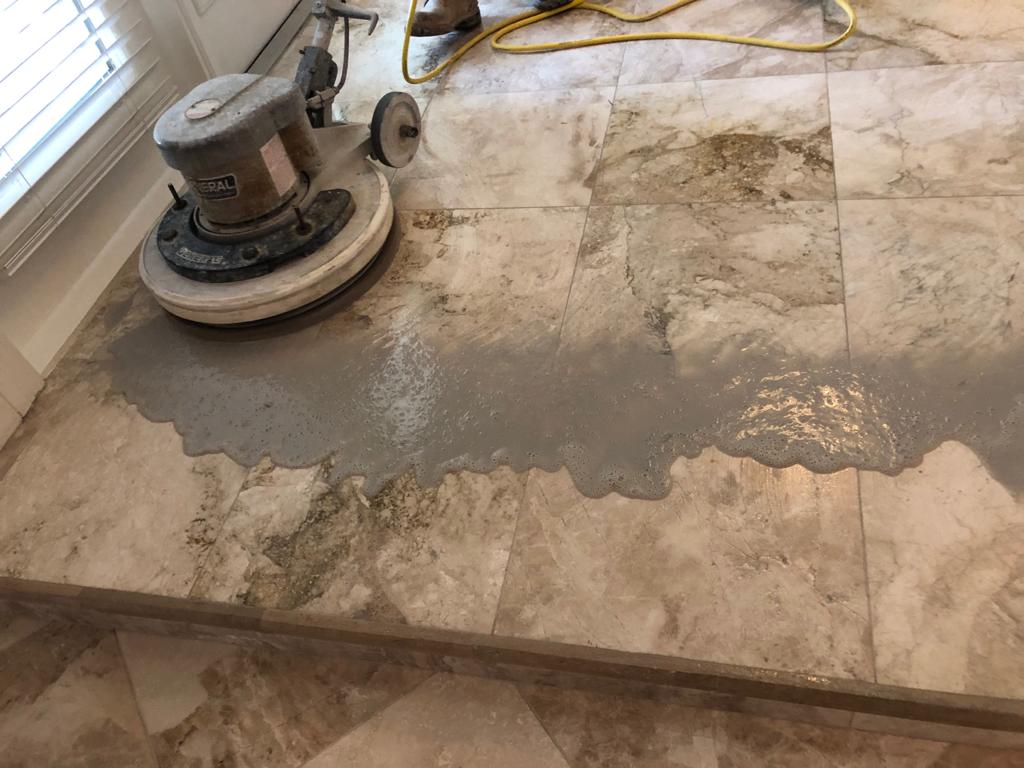 Travertino Cleaning and Seal